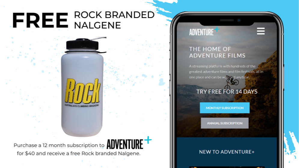 Annual Subscription with FREE Rock Branded Nalgene
