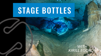 Using Stage Bottles While Cave Diving
