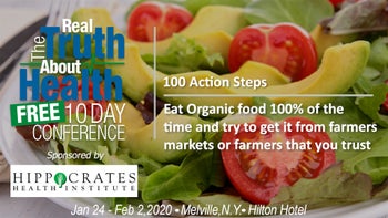 Eat Organic food 100% of the time and try to get it from farmers markets or farmers that you trust