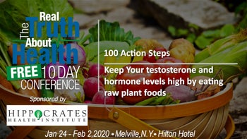 Keep Your testosterone and hormone levels high by eating raw plant foods