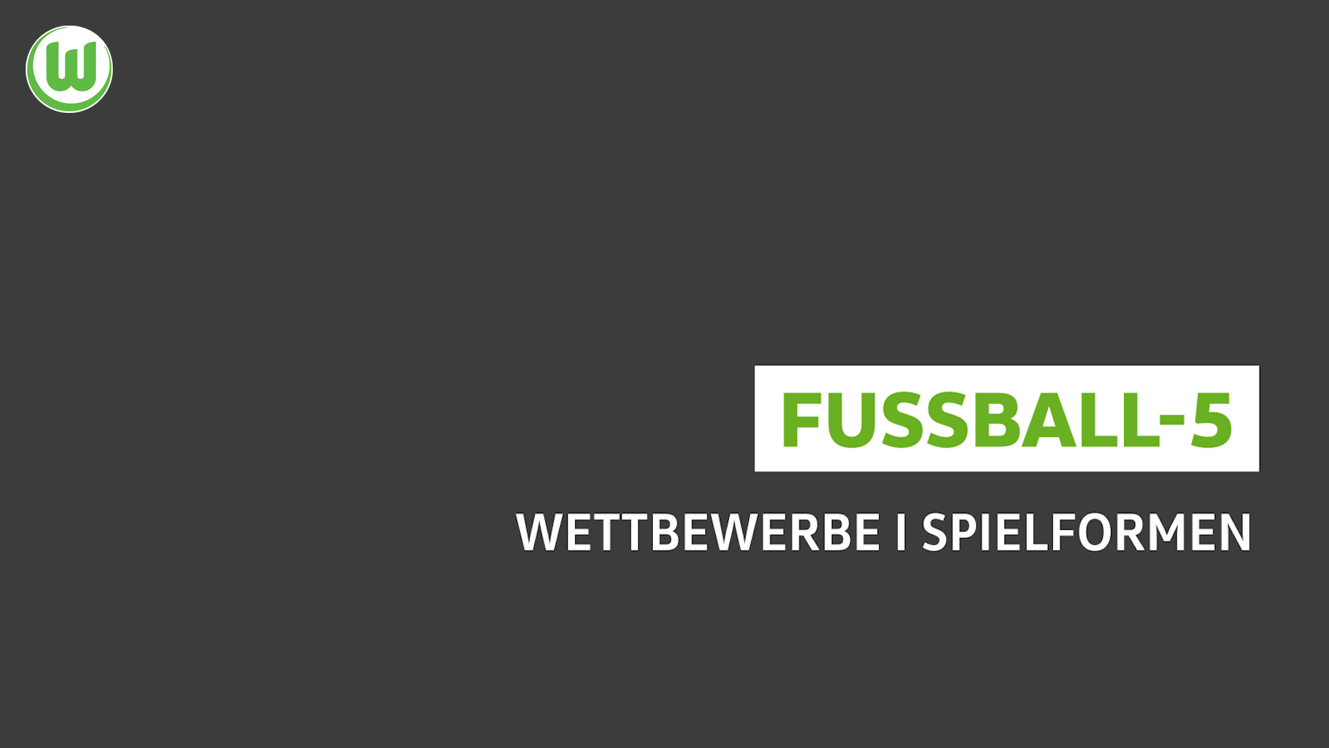 Fußball-5 | Wettbewerbe
