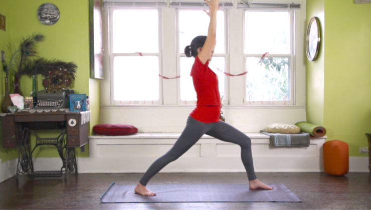 Warrior One (Virabhadrasana I) 