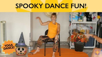 Monster Mash - Chair Yoga Dance with Sherry - Happy Halloween
