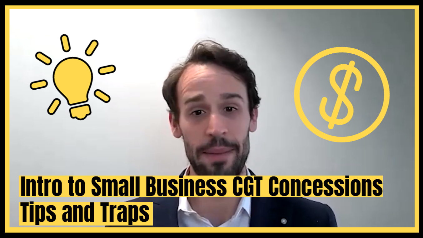 Small Business CGT Concessions Tax Nuggets Academy Tax Nuggets Academy