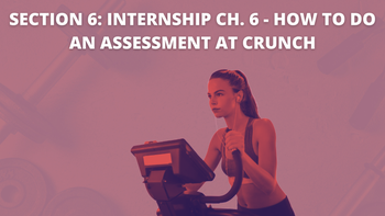 Section 6: Internship Ch. 6 - How to do an assessment at Crunch