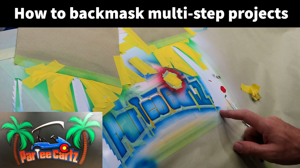 How to backmask multi-step projects | Airbrush University