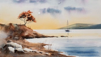 Creating Atmosphere with Layers in Watercolour Landscapes