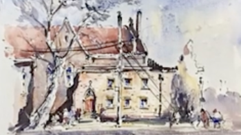 Values and Shadows in Urban Sketching with Ink and Watercolour