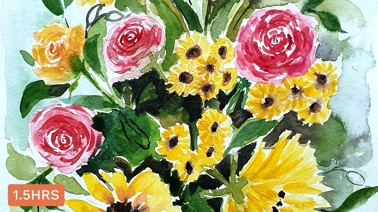 Creating Definition with Loose Abstract Techniques with Watercolour