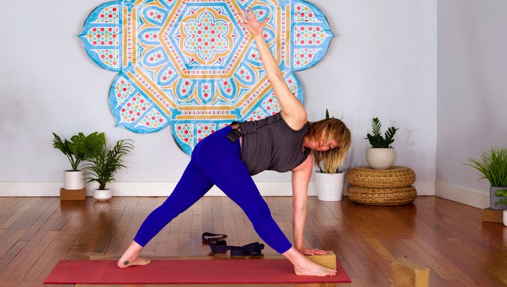 Twisting Triangle (Parivrtta Trikonasana)