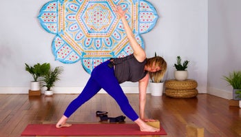 Twisting Triangle (Parivrtta Trikonasana)