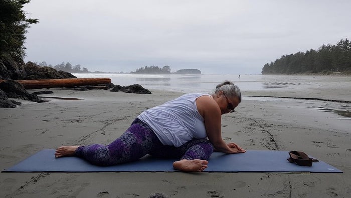 Gentle side stretches and twists