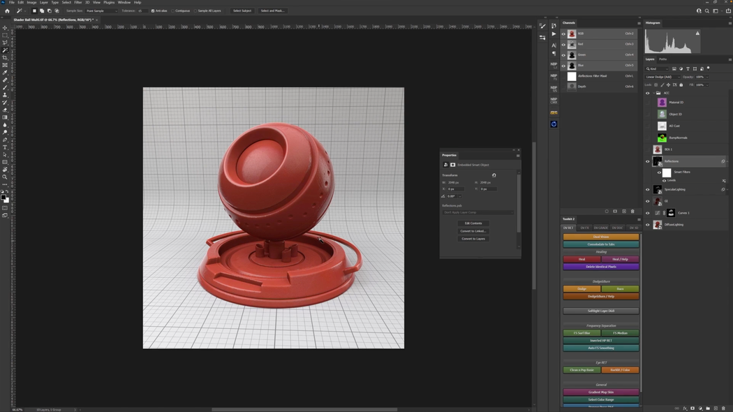 Rebuilding Beauty Render With Passes & Adjustment Tutorial