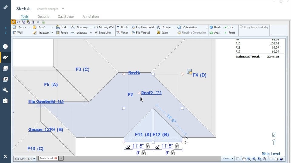 Discover more than 66 xactimate roof sketch in.eteachers