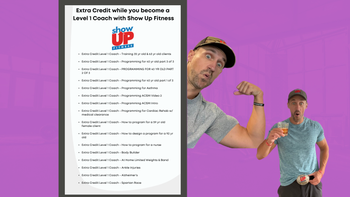Level 1 Coach : Extra Credit Collection
