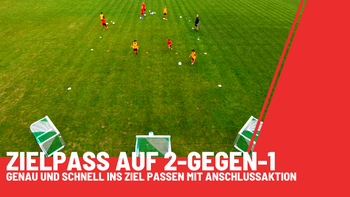 Zielpass auf 2-gegen-1