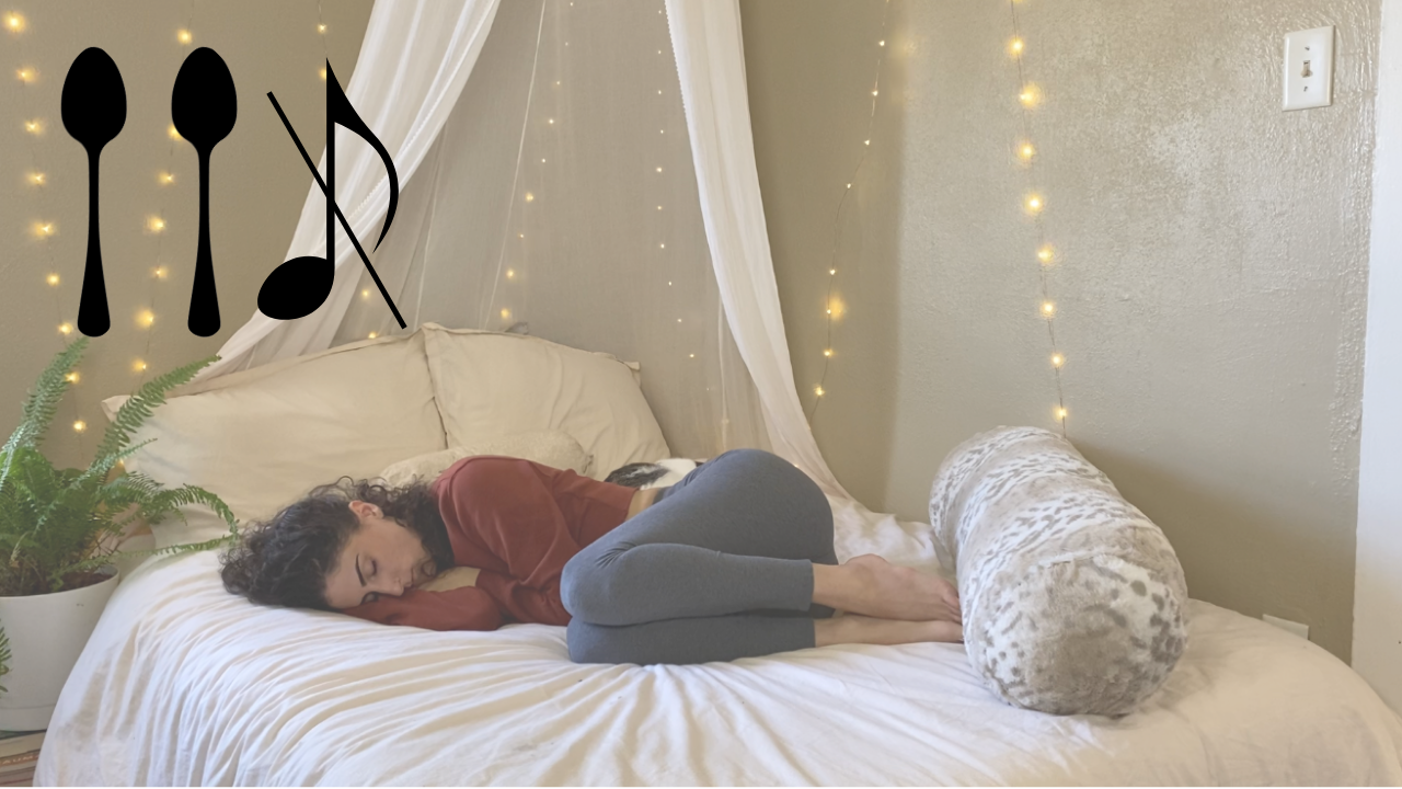 Restorative Bed Yoga for Grief | Heart Chakra Series (no music)