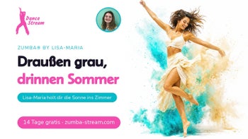 Kurzurlaub daheim — Zumba® Fitness online mit Lisa-Maria