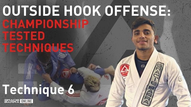 6- Outside Hook Guard to Berimbolo back take - Outside Hook Guard Offense