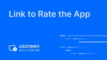 Link to Rate the App