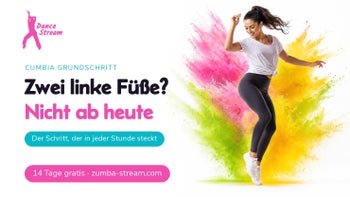 Cumbia in Minuten — Sport gegen Stress zum Mitmachen