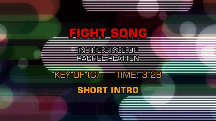 Rachel Platten - Fight Song