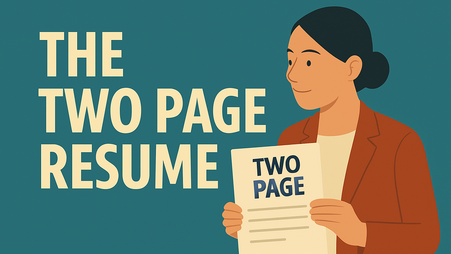 Putting It All Together - The Two-Page Resume