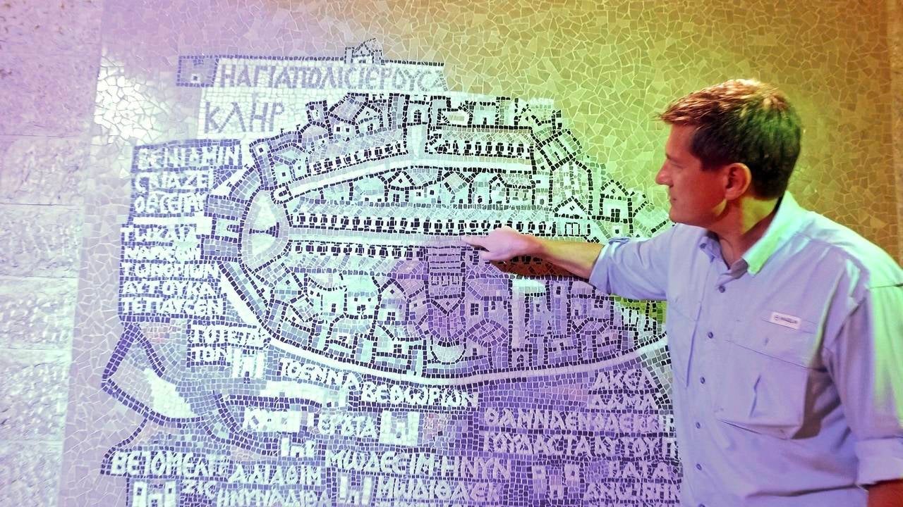 Cardo Madaba Map - The Value of Using Bible Maps