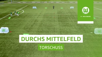 Durchs Mittelfeld | Torschuss