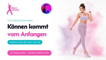 Einfach anfangen — Zumba® online kostenlos mit Nadine