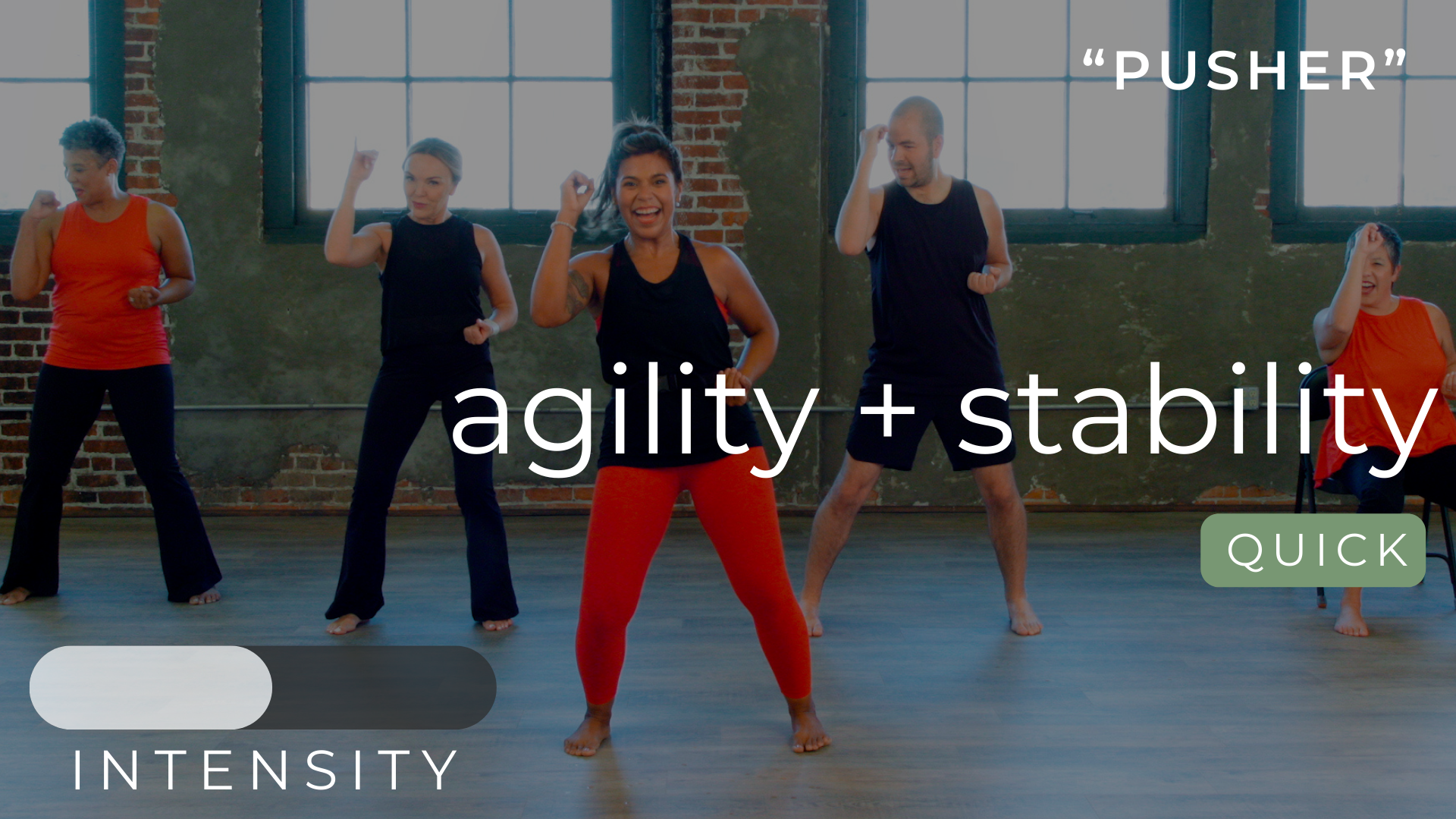 4 min Agility + Stability | "Pusher" with Valerie