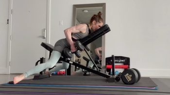 Heavy dumbbell Back workout with 6 reps sets