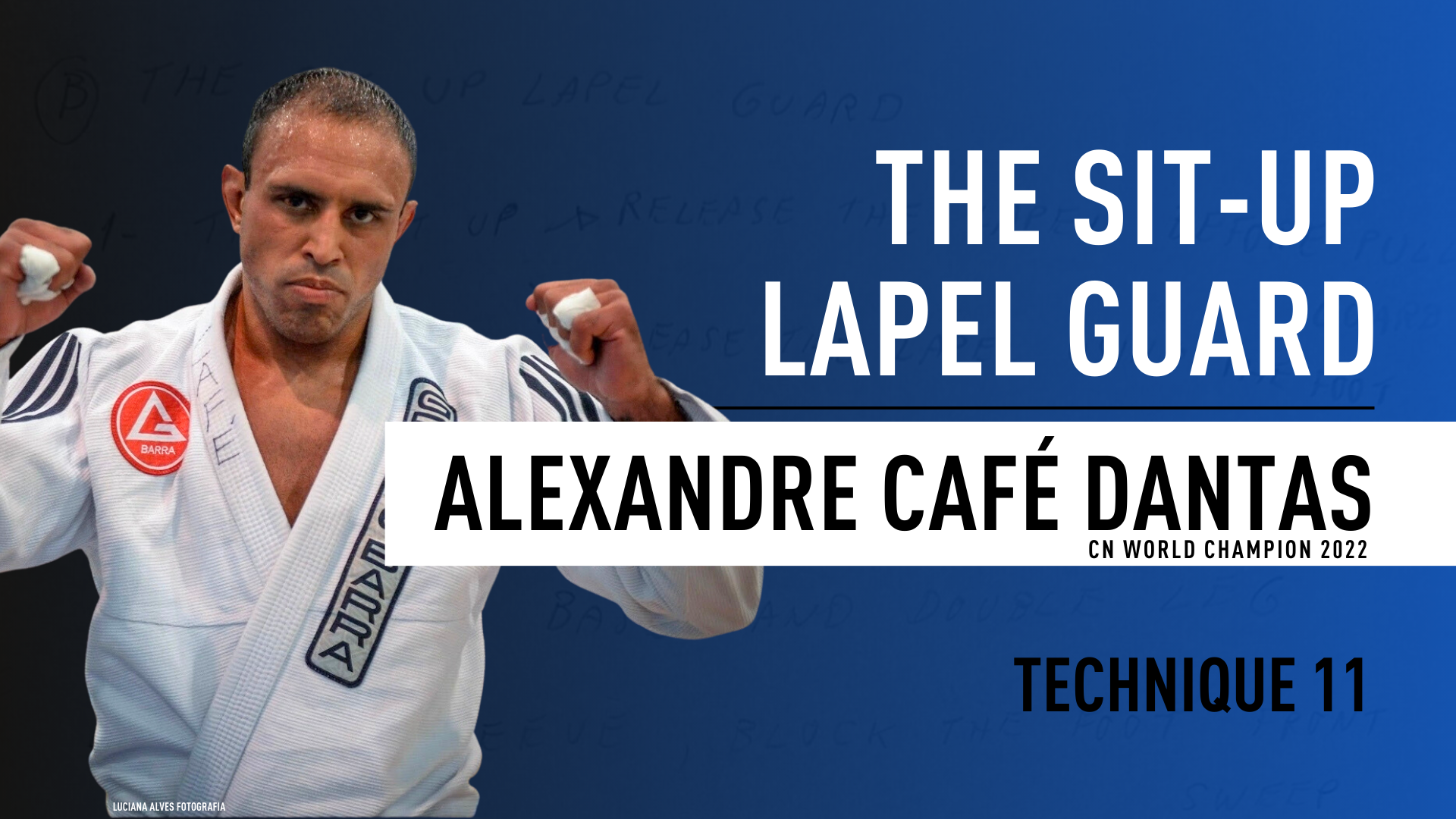 11- Situp Lapel Guard with De la Riva Hook - Situp Lapel Guard