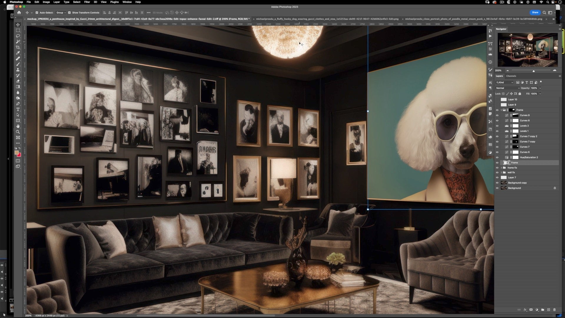 AI Photo Editing In Photoshop | Composite Interior Mockups