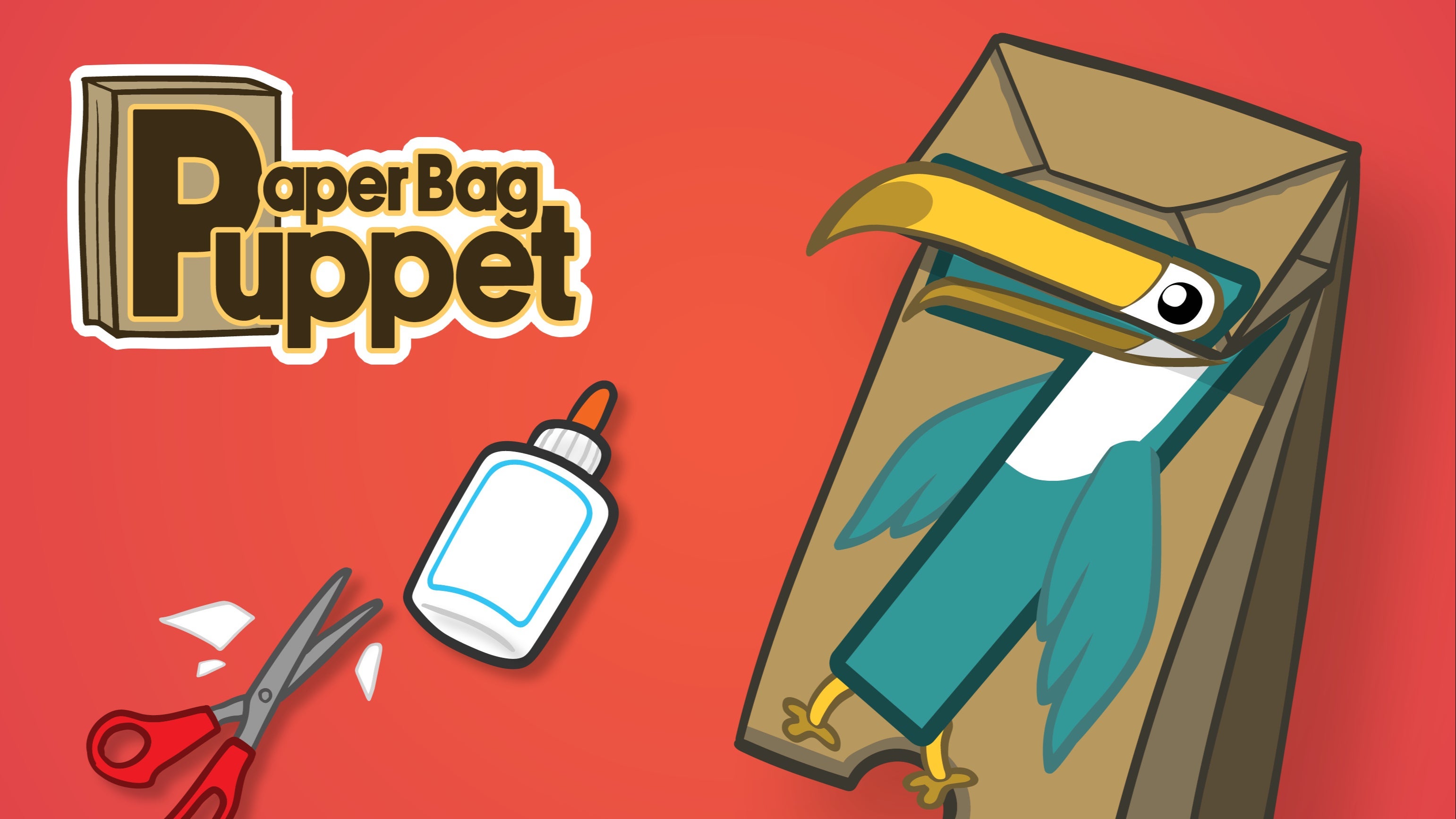 Kids Club | Paper Bag Puppet 
