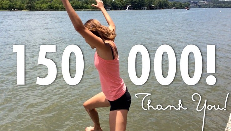 150,000 subscribers! THANK YOU!