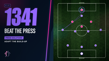 Playing the 1341 | 9 V 9: Beating Different Opposition Pressure