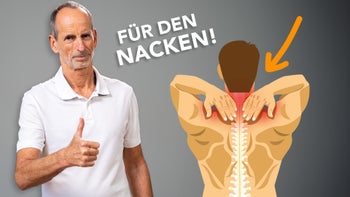 Zeige diese Übung allen, die Nackenverspannungen haben