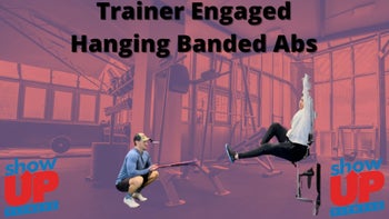 Trainer Engaged Hanging Banded Abs