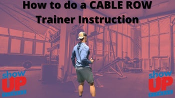 How to do a cable row Trainer Instruction