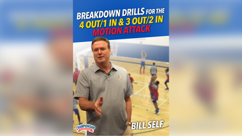 Breakdown Drills for the 4 Out/1 In & 3 Out/2 In Motion Attack