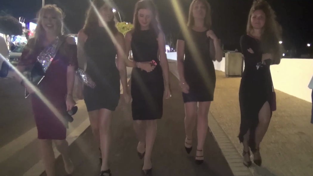 Night Out Nadia Mia Charlotte Emily And Alice