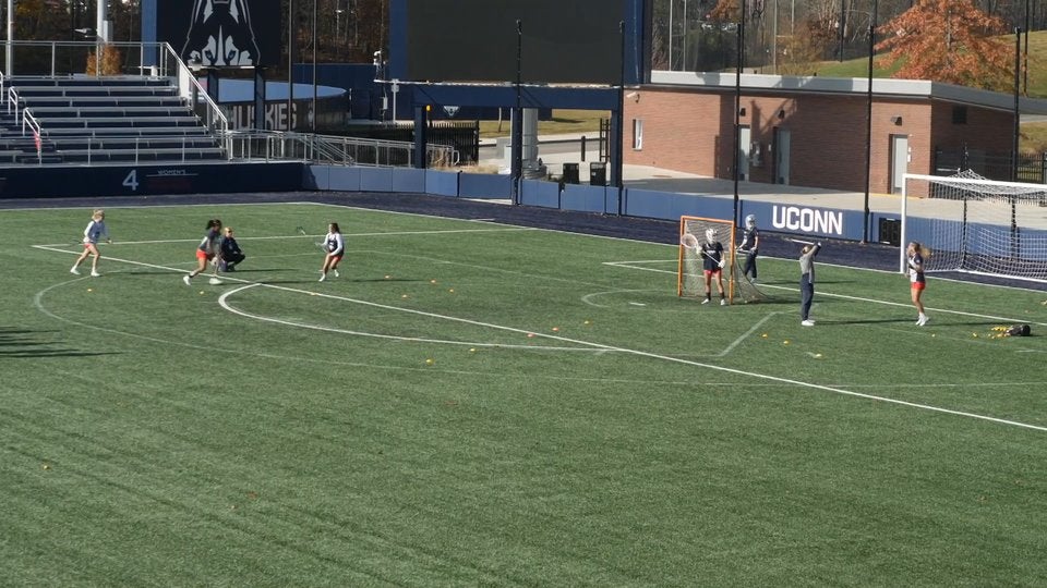 Katie Woods' Winning Lacrosse Building an Zone Rover Defense