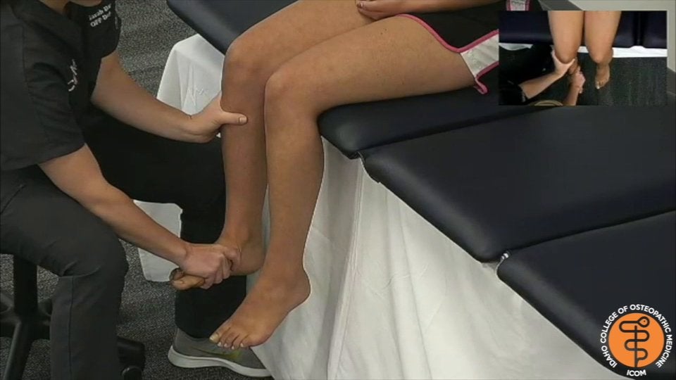 Tibia External Rotation Muscle Energy | OMT Video Library