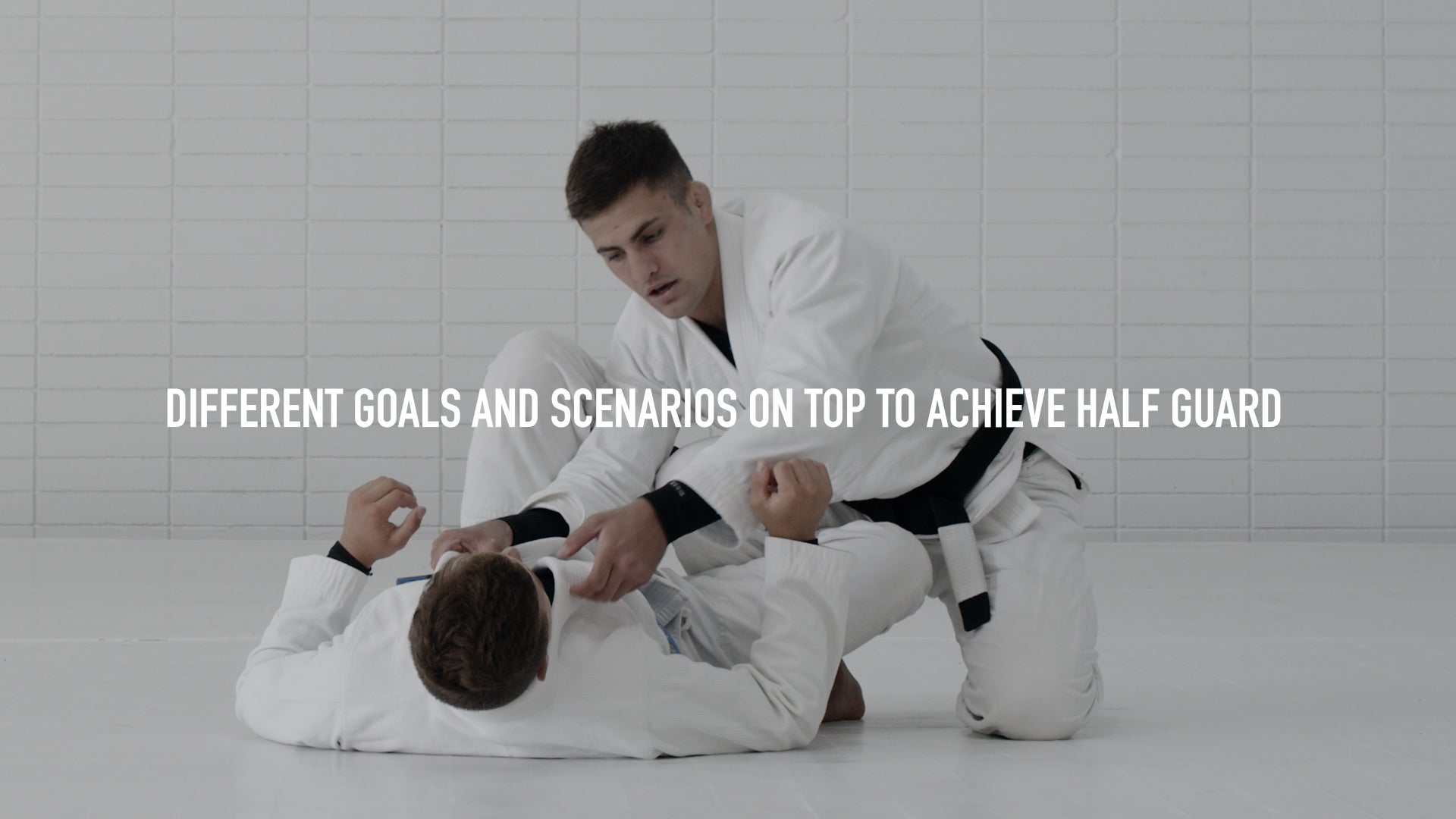 Achieving the Half Guard Position
