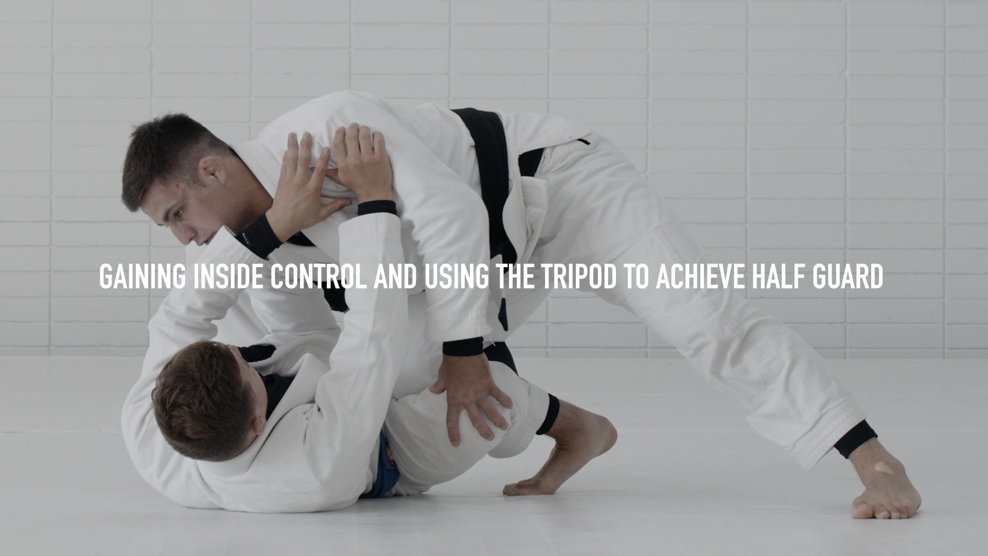 Achieving the Half Guard Position