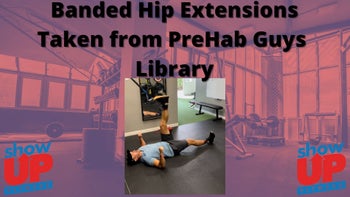 Exercise Library: Supine Banded Hip Extensions