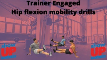 Trainer Engaged Hip Flexion Mobility Drills