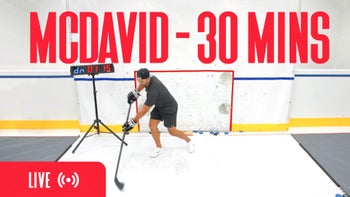 Connor McDavid 30-Minute Stickhandling Session [REPLAY]