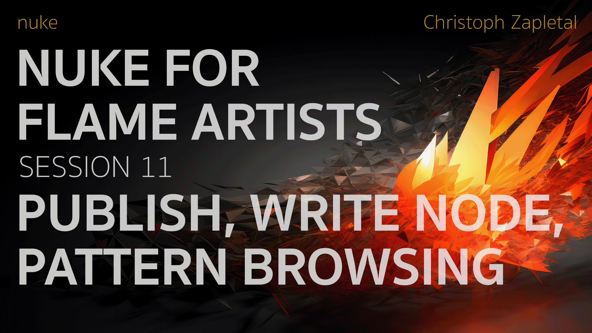 Nuke for Flame Artists